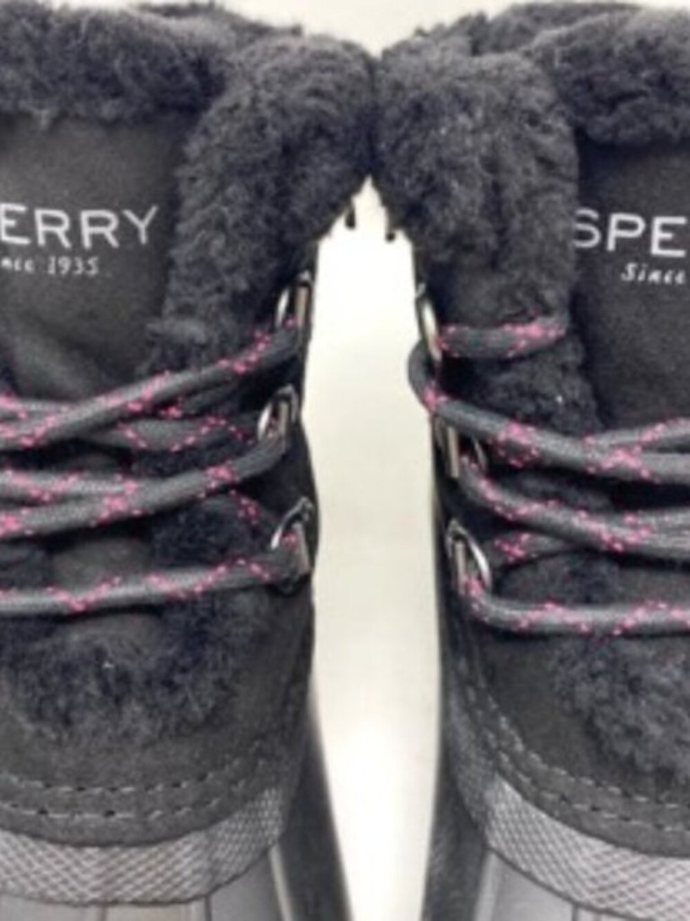 Sperry Alpine STK166416 Winter Snow Rain Saltwater Black Lace Up Women's Size 5 - Picture 6 of 9